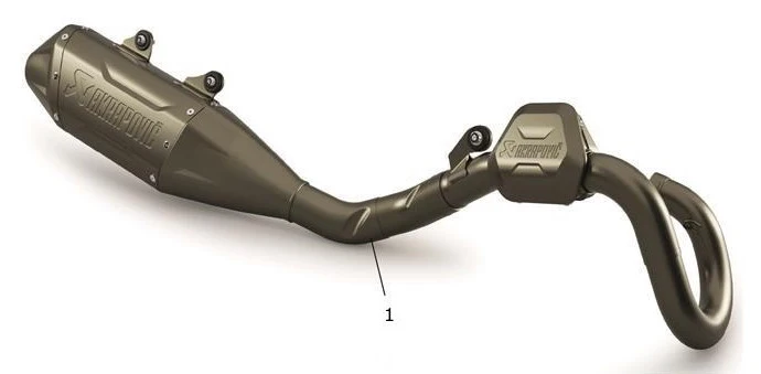 AKRAPOVIČ EXHAUST, FULL SYSTEM A9601344