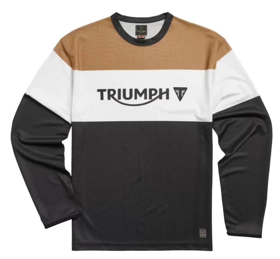 Triumph Adventure Centre Long Sleeved T Shirt