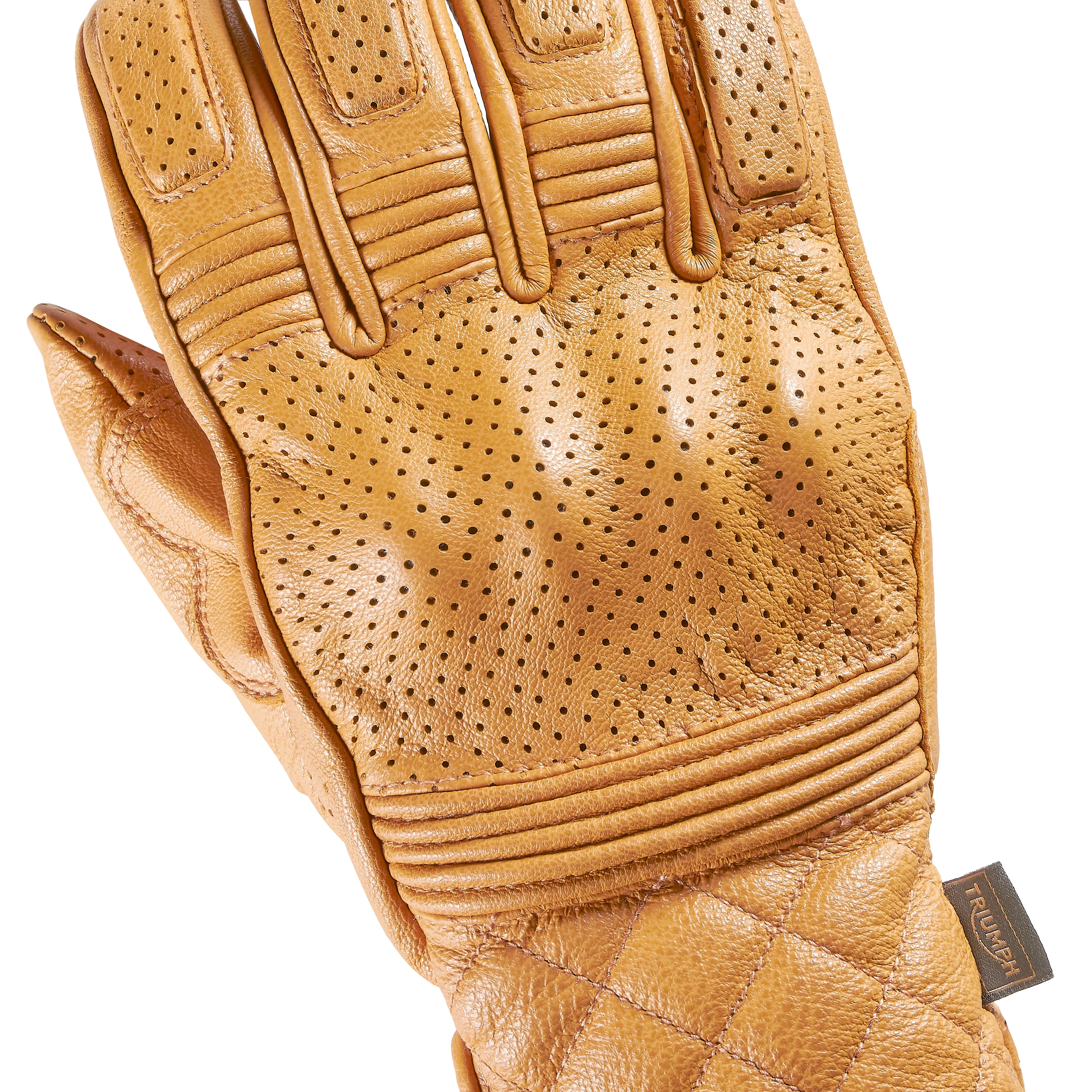 Triumph Dalton Gloves Tan - Image 2