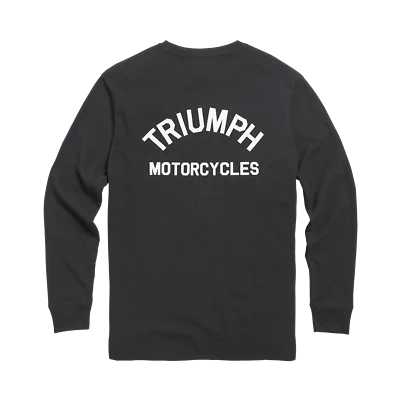 Triumph Mens Dean Long Sleeved Waffle Top - Image 2